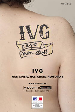 Launch campaign poster of the website ivg.gouv.fr