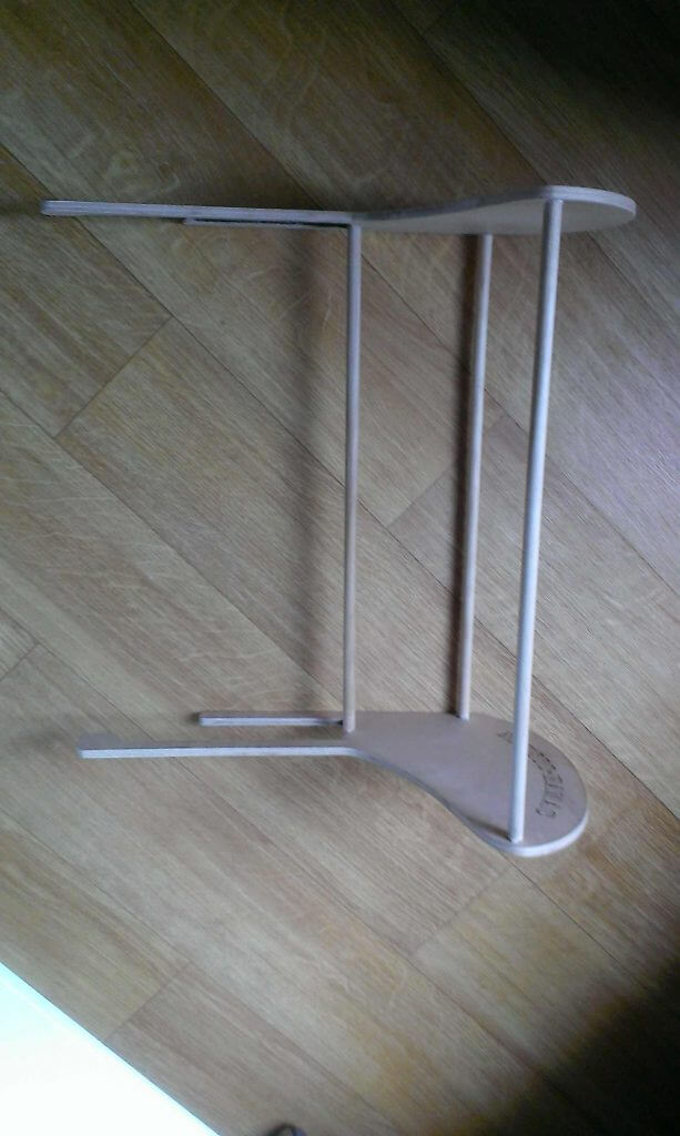 The assembled hammock, without the cradle