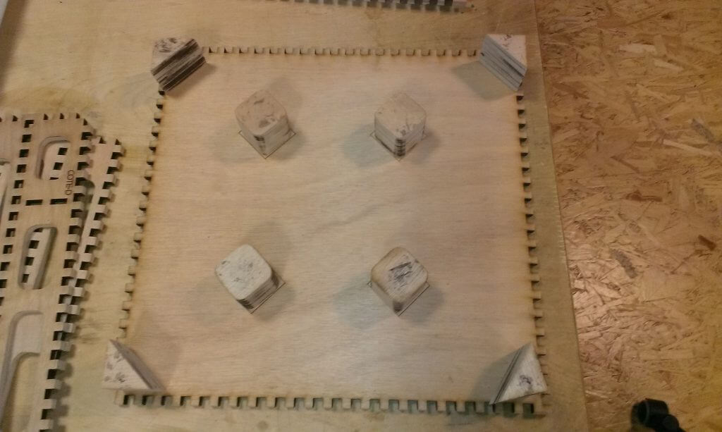 Game for cats : first layer assembly